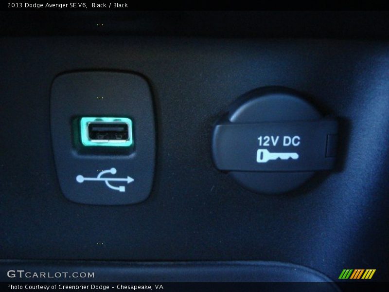 Black / Black 2013 Dodge Avenger SE V6