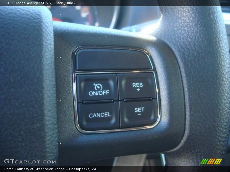 Black / Black 2013 Dodge Avenger SE V6