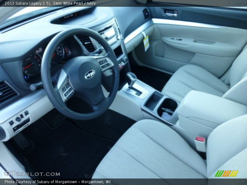 Ivory Interior - 2013 Legacy 2.5i 