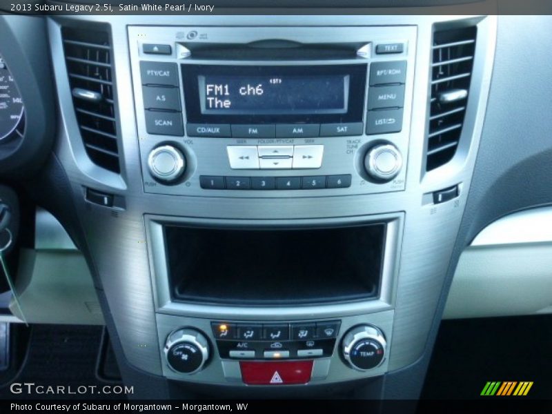 Satin White Pearl / Ivory 2013 Subaru Legacy 2.5i