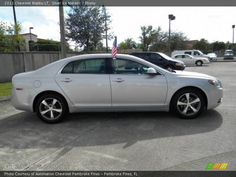 Silver Ice Metallic / Ebony 2011 Chevrolet Malibu LT