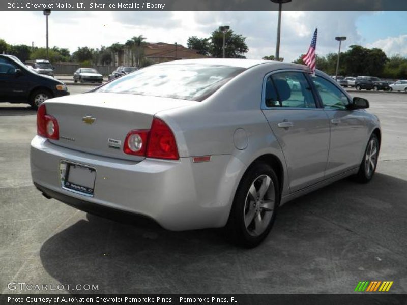 Silver Ice Metallic / Ebony 2011 Chevrolet Malibu LT