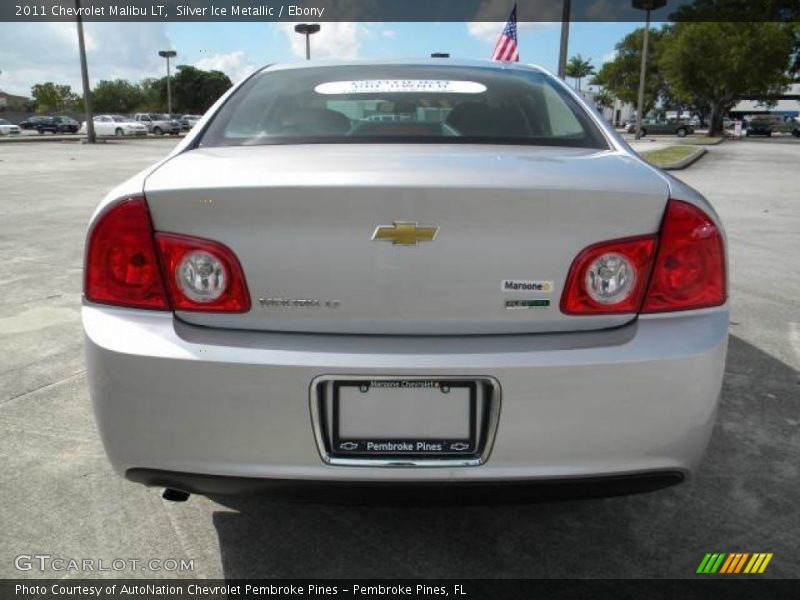 Silver Ice Metallic / Ebony 2011 Chevrolet Malibu LT