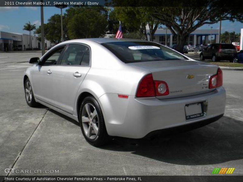 Silver Ice Metallic / Ebony 2011 Chevrolet Malibu LT
