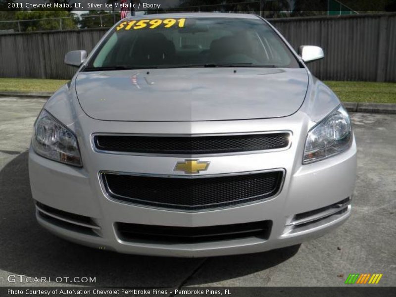Silver Ice Metallic / Ebony 2011 Chevrolet Malibu LT