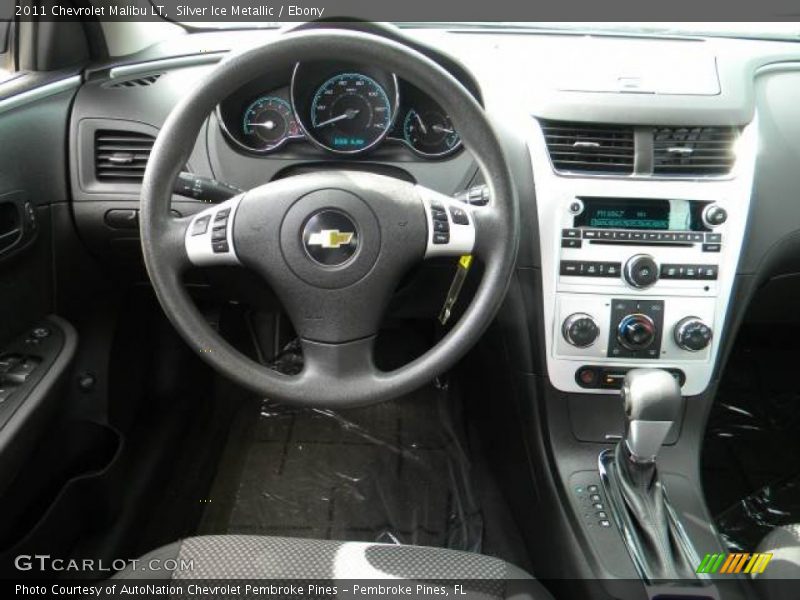 Silver Ice Metallic / Ebony 2011 Chevrolet Malibu LT