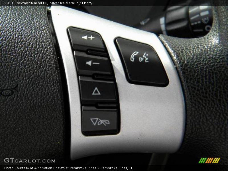 Silver Ice Metallic / Ebony 2011 Chevrolet Malibu LT