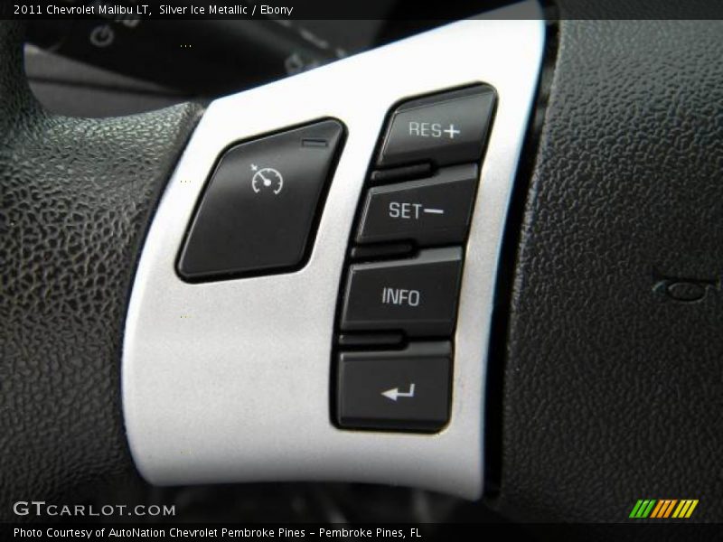 Silver Ice Metallic / Ebony 2011 Chevrolet Malibu LT