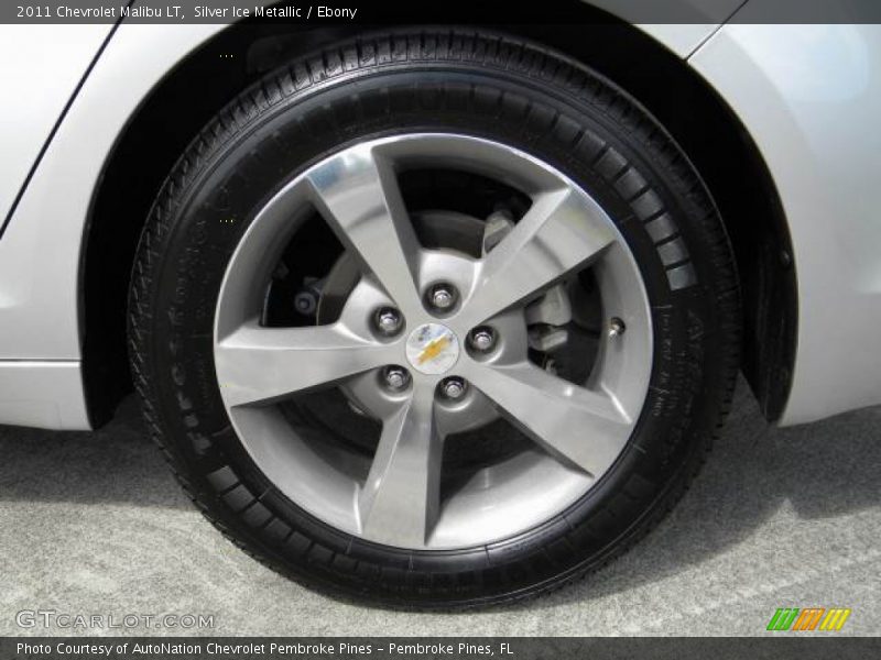Silver Ice Metallic / Ebony 2011 Chevrolet Malibu LT