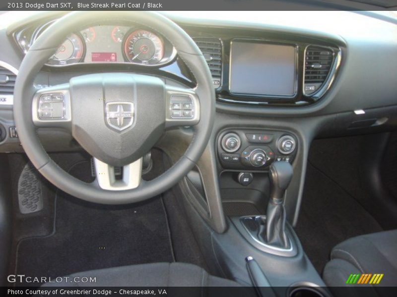 Dashboard of 2013 Dart SXT