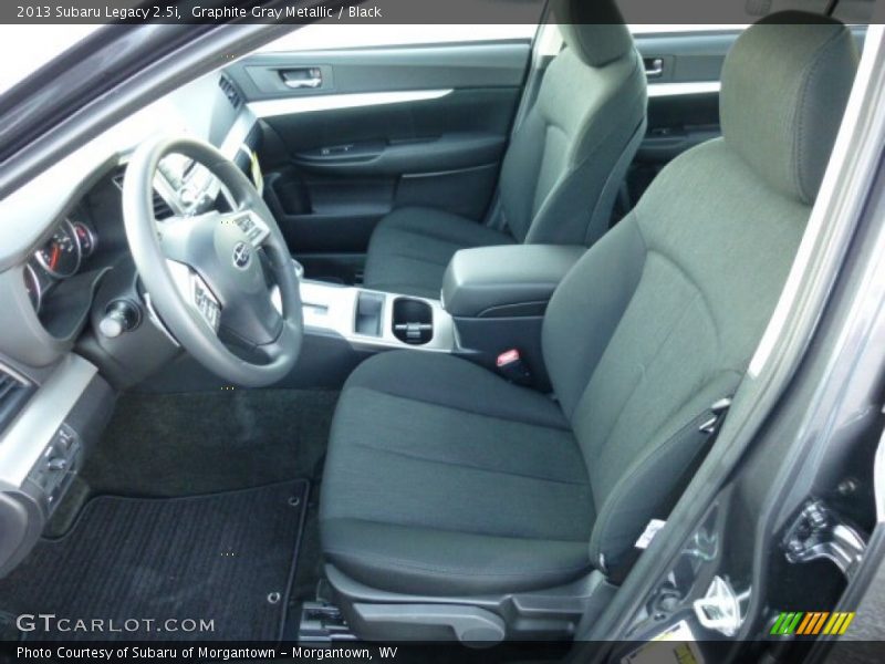 Graphite Gray Metallic / Black 2013 Subaru Legacy 2.5i