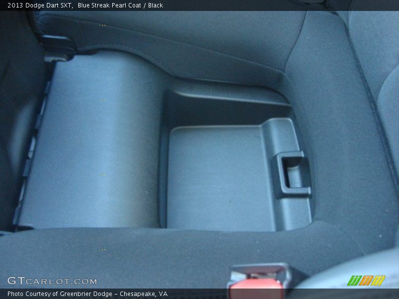 Blue Streak Pearl Coat / Black 2013 Dodge Dart SXT