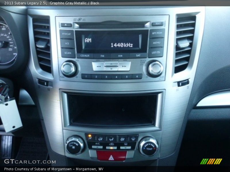 Graphite Gray Metallic / Black 2013 Subaru Legacy 2.5i