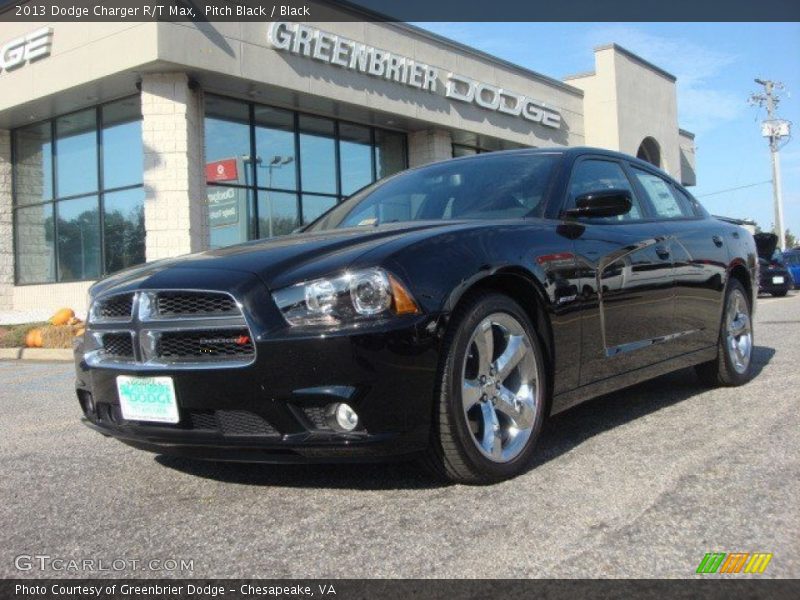 Pitch Black / Black 2013 Dodge Charger R/T Max