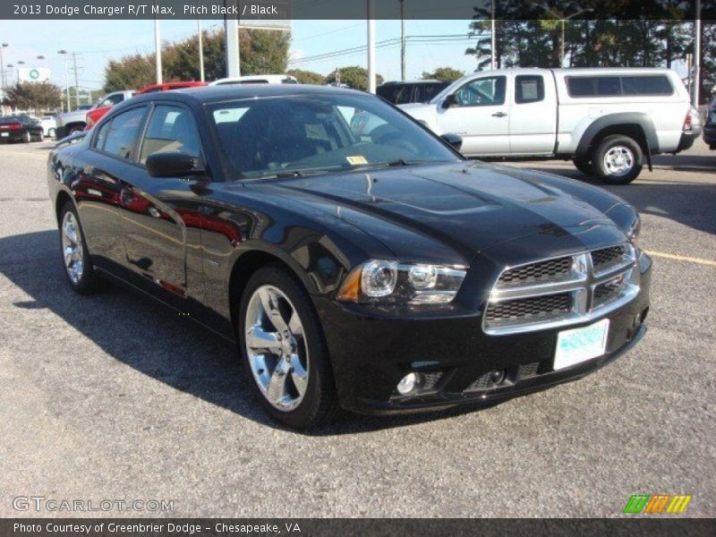 Pitch Black / Black 2013 Dodge Charger R/T Max