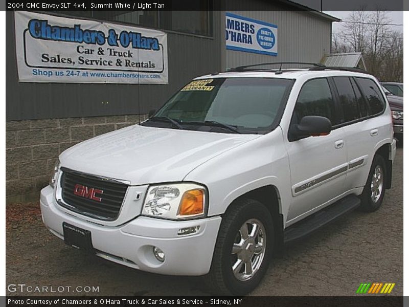 Summit White / Light Tan 2004 GMC Envoy SLT 4x4