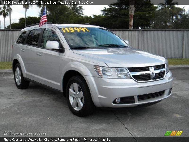 Bright Silver Metallic / Dark Slate Gray 2010 Dodge Journey SXT