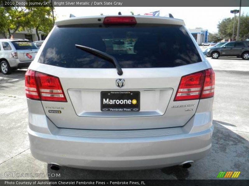 Bright Silver Metallic / Dark Slate Gray 2010 Dodge Journey SXT
