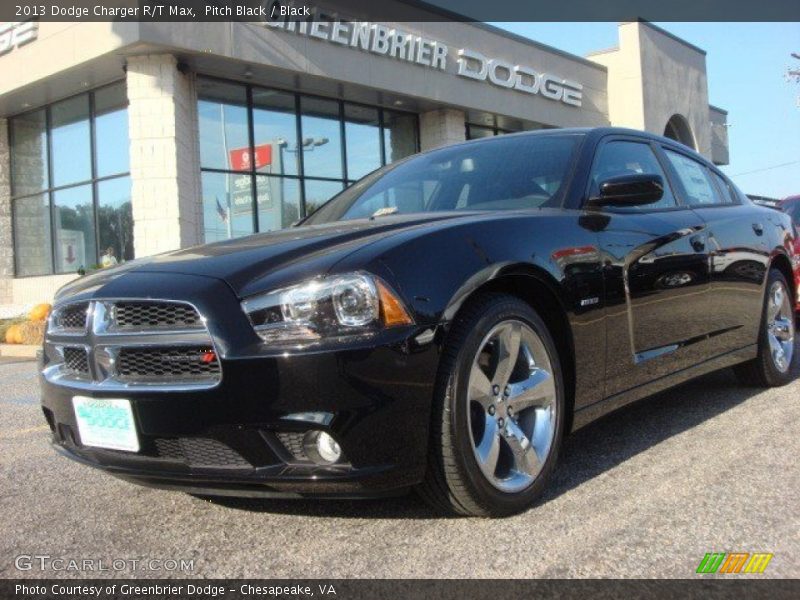 Pitch Black / Black 2013 Dodge Charger R/T Max