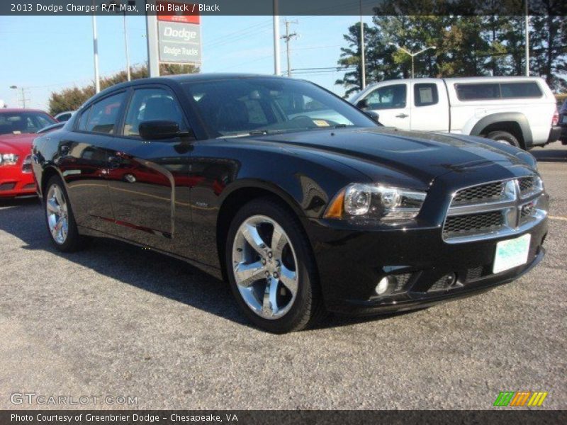 Pitch Black / Black 2013 Dodge Charger R/T Max