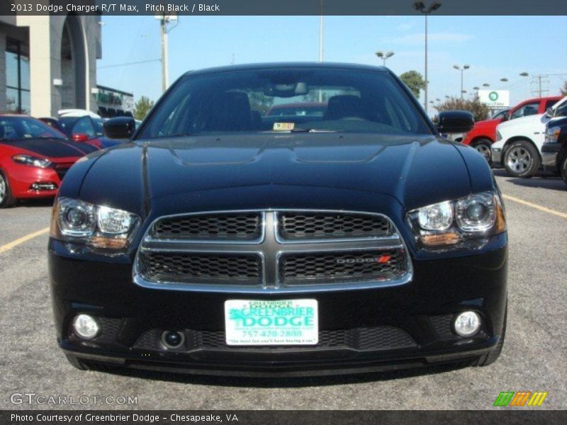 Pitch Black / Black 2013 Dodge Charger R/T Max