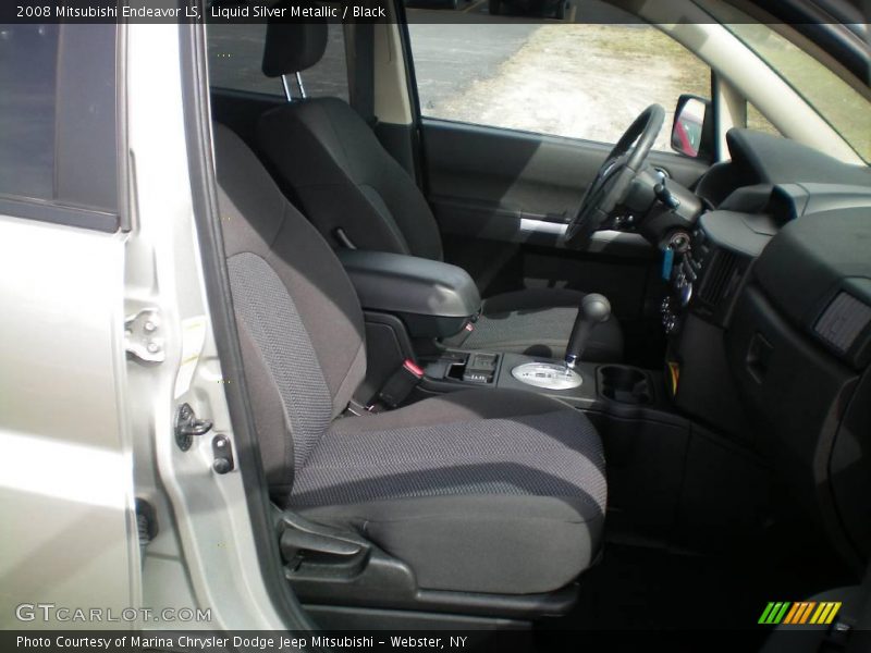 Liquid Silver Metallic / Black 2008 Mitsubishi Endeavor LS