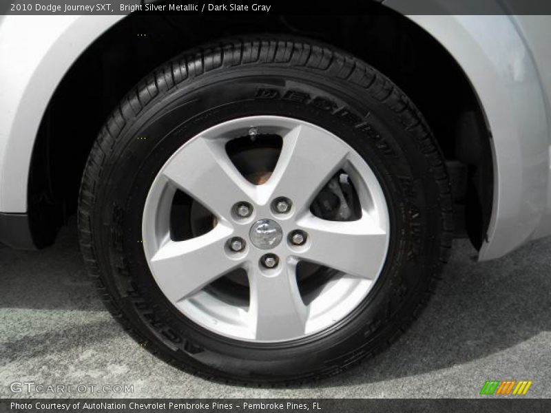 Bright Silver Metallic / Dark Slate Gray 2010 Dodge Journey SXT