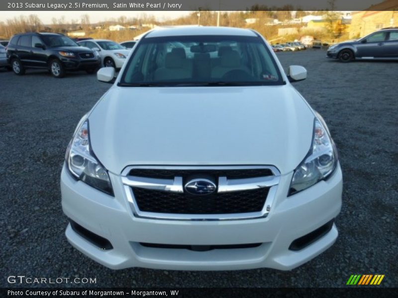 Satin White Pearl / Ivory 2013 Subaru Legacy 2.5i Premium
