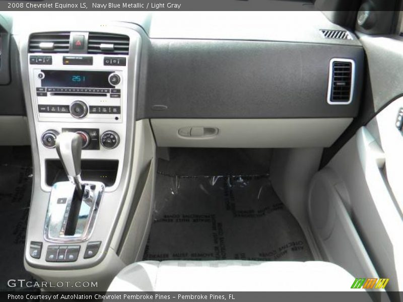 Navy Blue Metallic / Light Gray 2008 Chevrolet Equinox LS