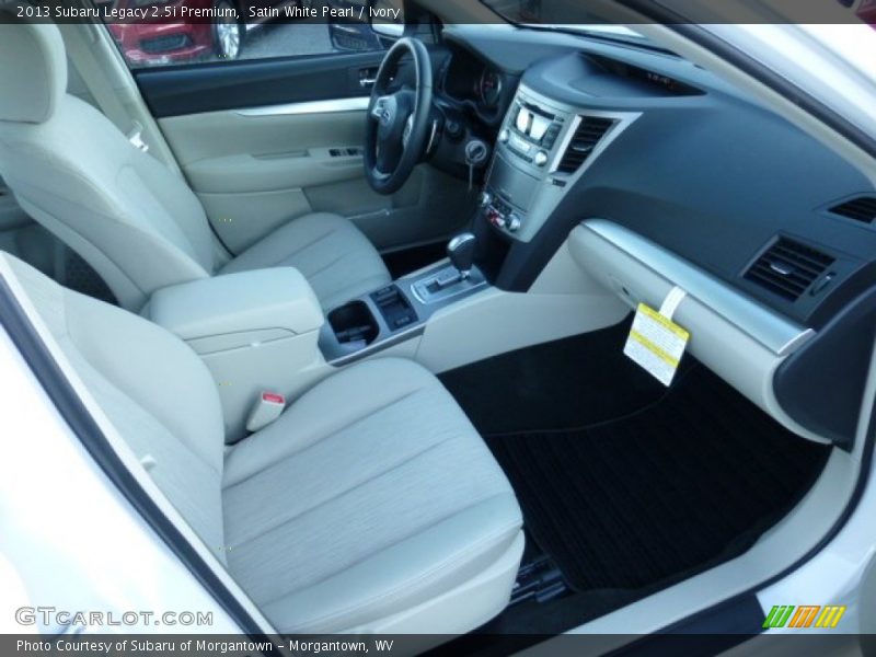 Satin White Pearl / Ivory 2013 Subaru Legacy 2.5i Premium