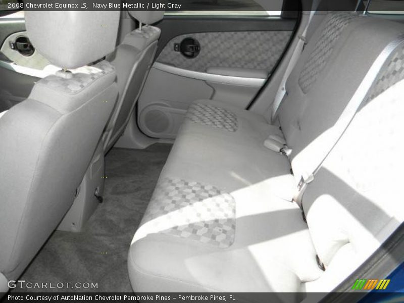 Navy Blue Metallic / Light Gray 2008 Chevrolet Equinox LS
