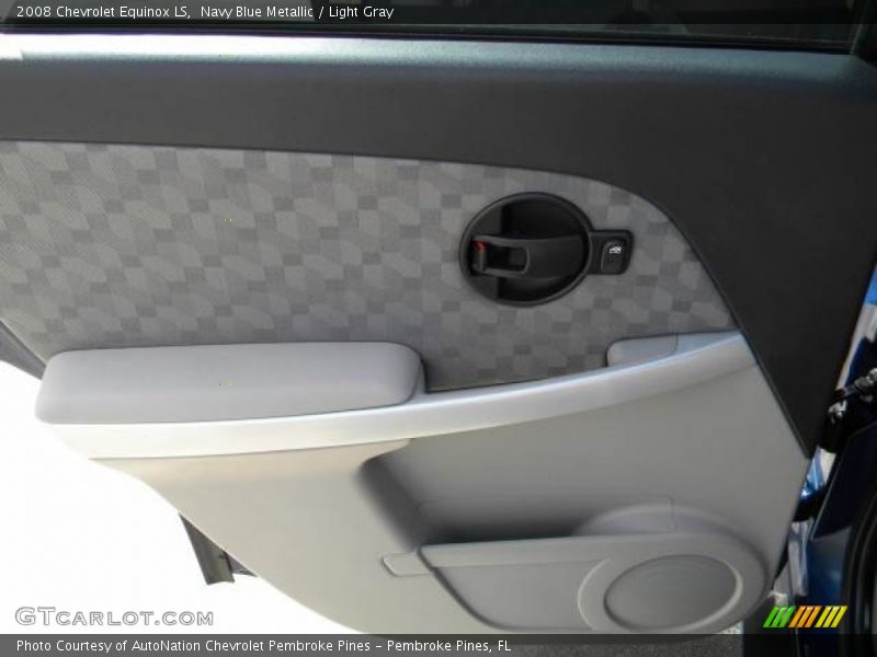 Navy Blue Metallic / Light Gray 2008 Chevrolet Equinox LS