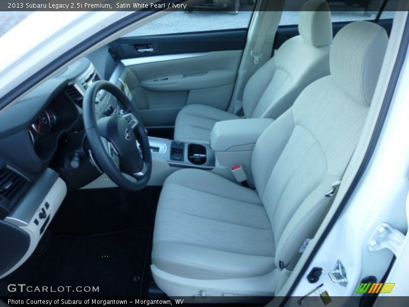 Satin White Pearl / Ivory 2013 Subaru Legacy 2.5i Premium