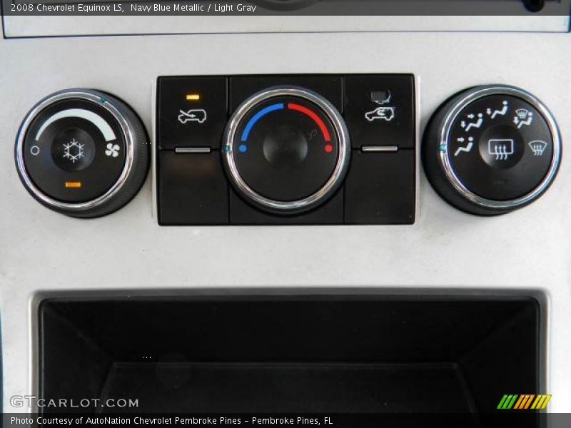Navy Blue Metallic / Light Gray 2008 Chevrolet Equinox LS
