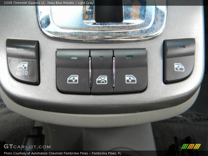 Navy Blue Metallic / Light Gray 2008 Chevrolet Equinox LS