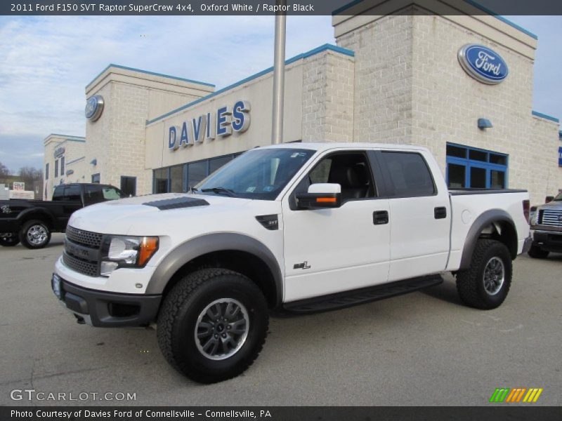 Oxford White / Raptor Black 2011 Ford F150 SVT Raptor SuperCrew 4x4