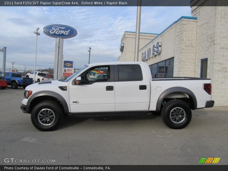 Oxford White / Raptor Black 2011 Ford F150 SVT Raptor SuperCrew 4x4