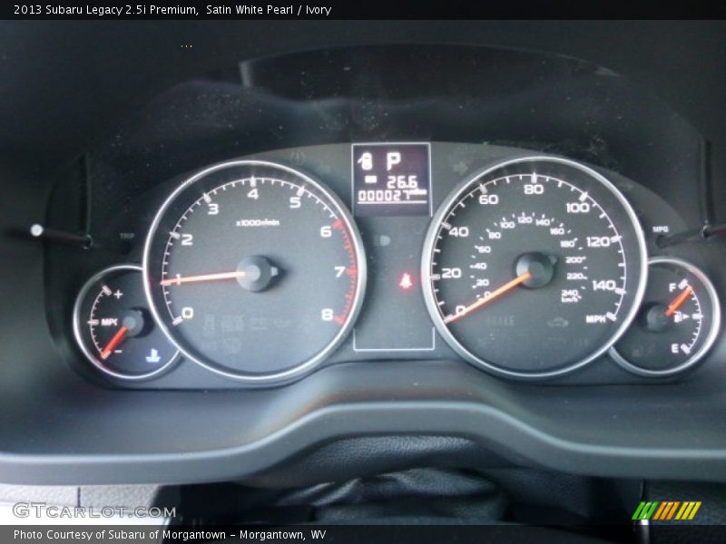 Satin White Pearl / Ivory 2013 Subaru Legacy 2.5i Premium