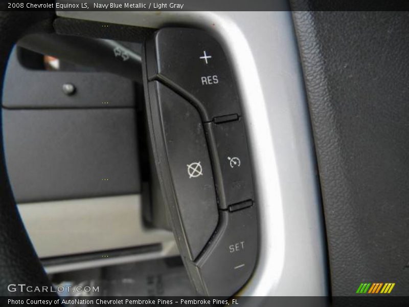 Navy Blue Metallic / Light Gray 2008 Chevrolet Equinox LS