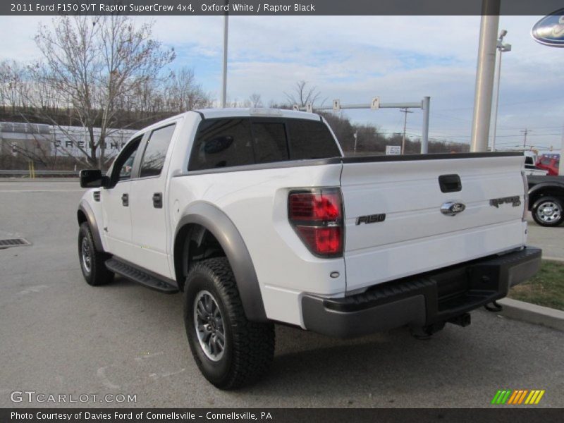 Oxford White / Raptor Black 2011 Ford F150 SVT Raptor SuperCrew 4x4