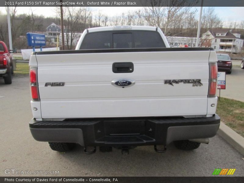 Oxford White / Raptor Black 2011 Ford F150 SVT Raptor SuperCrew 4x4