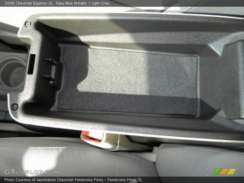 Navy Blue Metallic / Light Gray 2008 Chevrolet Equinox LS