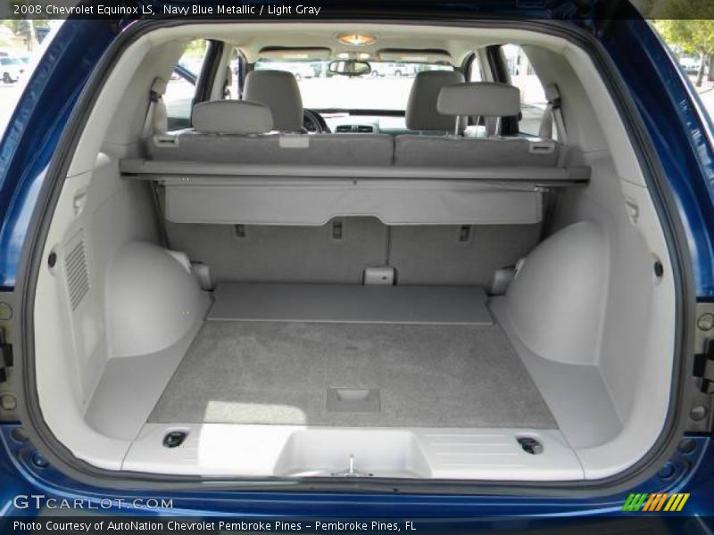 Navy Blue Metallic / Light Gray 2008 Chevrolet Equinox LS
