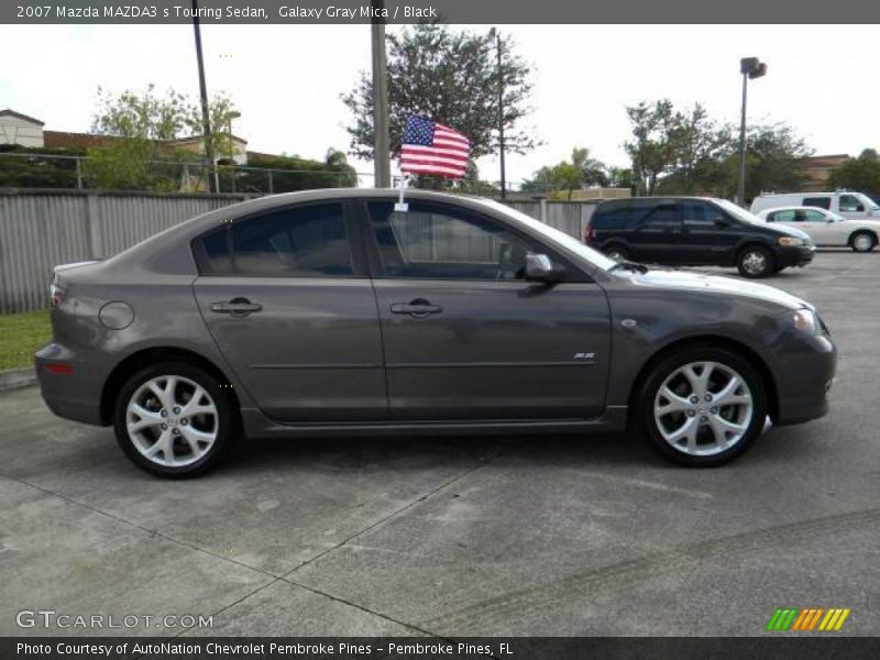 Galaxy Gray Mica / Black 2007 Mazda MAZDA3 s Touring Sedan