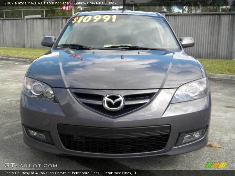 Galaxy Gray Mica / Black 2007 Mazda MAZDA3 s Touring Sedan