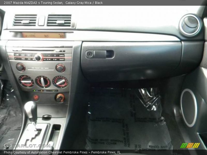 Galaxy Gray Mica / Black 2007 Mazda MAZDA3 s Touring Sedan
