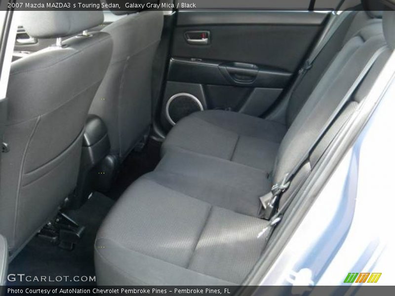 Galaxy Gray Mica / Black 2007 Mazda MAZDA3 s Touring Sedan