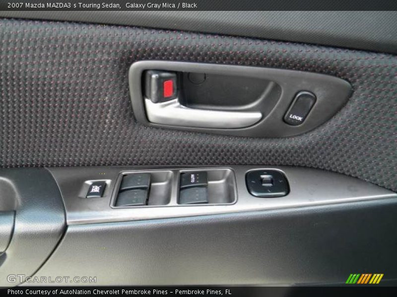 Galaxy Gray Mica / Black 2007 Mazda MAZDA3 s Touring Sedan