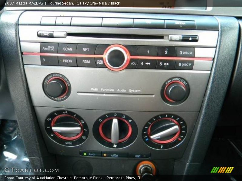 Galaxy Gray Mica / Black 2007 Mazda MAZDA3 s Touring Sedan