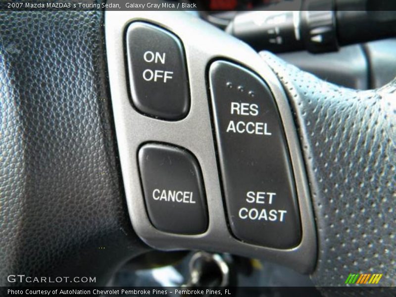 Galaxy Gray Mica / Black 2007 Mazda MAZDA3 s Touring Sedan